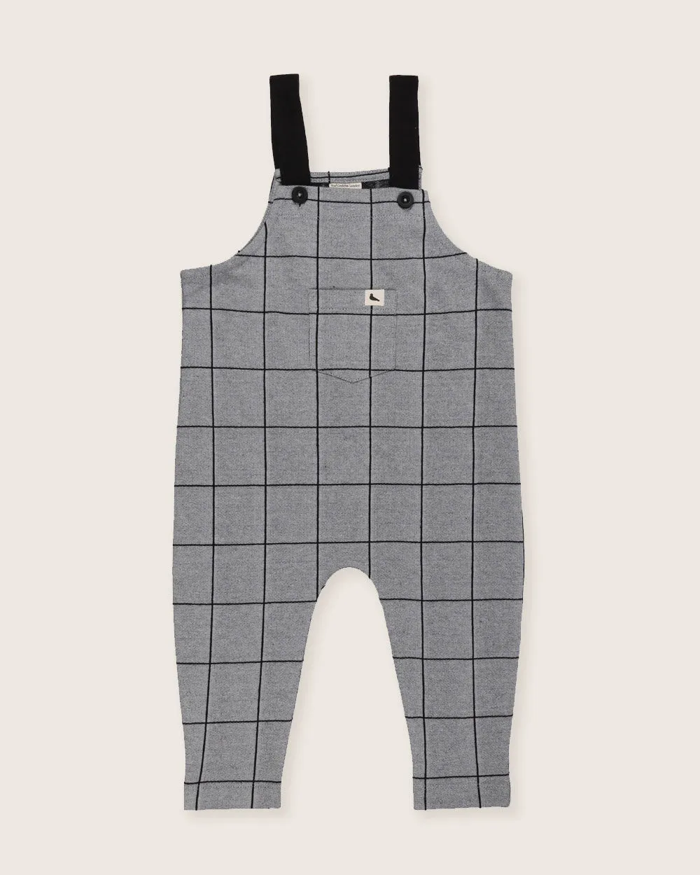 Window Pane Check Dungarees