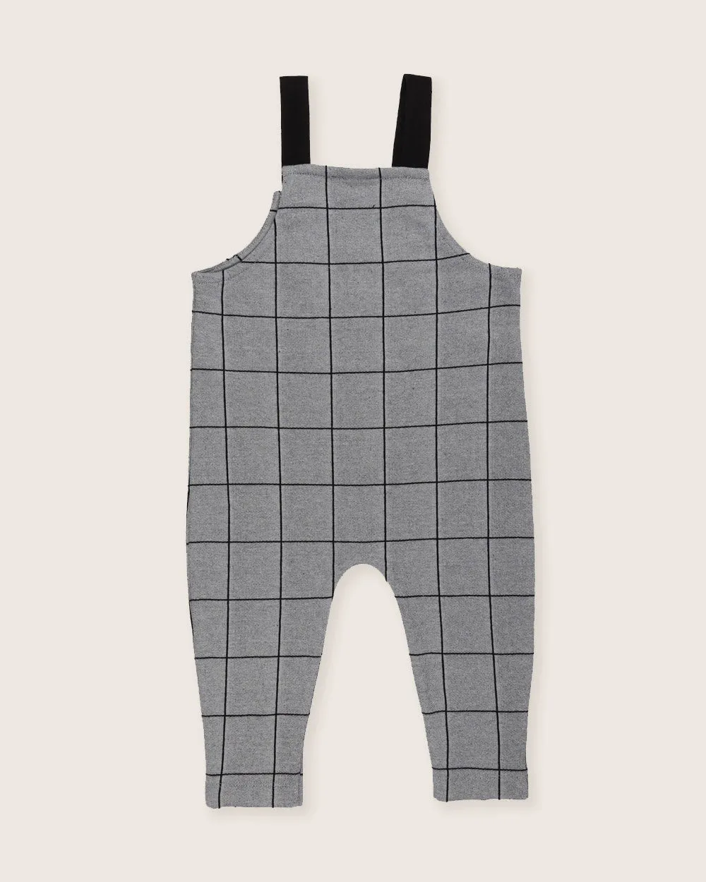 Window Pane Check Dungarees